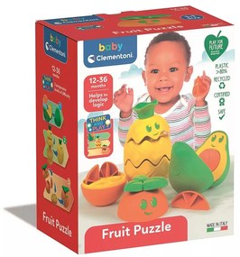 Gyümölcsös Friendly Faces formarakosgató baba játék, puzzle Clementoni