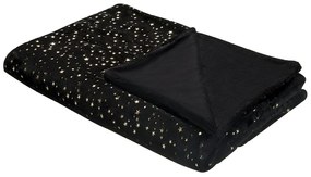Fekete ágytakaró 150 x 200 cm ALAZEYA Beliani