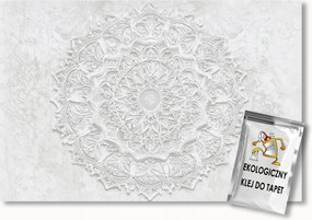 Fotótapéta Flizelina Fal Vakolat Gipsz Mandala Harmónia Zen 300x210 ragasztó