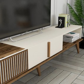 Milan Alt - dió/krémszínű TV-állvány