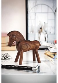 Bojesen Denmark Horse dekorációs figura tömör diófából - Kay