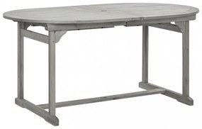 tömör akácfa kerti étkezőasztal (160-240) x 100 x 75 cm