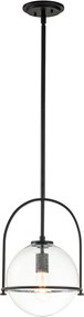 Quintiesse SOMERSET QN-SOMERSET-P-C-BK Függőlámpa 1x60W/E27