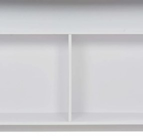 fehér bárasztal 2 asztallappal 130 x 40 x 120 cm