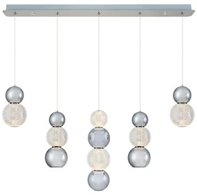 LED csillár kábelen CREMONA LED/27W/230V 3000K matt króm