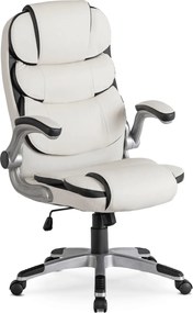 Forgószék fehér színben, műbőr kárpittal. LIVERPOOL