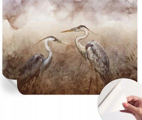 Fali fotótapéta Öntapadós a szobába Elegáns madarak 312x219 cm