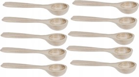 Fakanál kanál 8 cm só cukor golyó 10 db