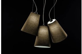 Lámpa Mennyezeti lámpatest KASEL 3, 6229, AC220-240V, 50/60Hz, 3*E27, max.40W, átmérő 46 cm, szürke