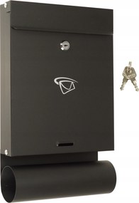 Postaláda Bedobó 40 x 25 CM Nagy Fekete Lengyel