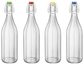 Bormioli Rocco Oxford üvegpalack csatos kupakkal, 1 l