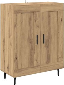 vidaXL Széf Artisan tölgy 69,5 x 34 x 90 cm Műszaki fa és vas
