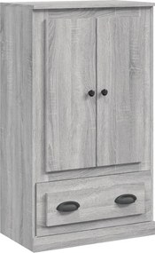vidaXL szürke sonoma szerelt fa magasszekrény 60x35,5x103,5 cm