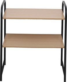 Polcállvány, fekete/barna, BAYAN