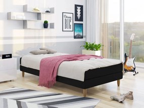 Egyszemélyes ágy 120 cm Mac 1 (fekete) (matraccal). 1069997