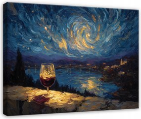 Vászonkép Absztrakt Tájkép Nappali Hálószoba Vászon 40x30