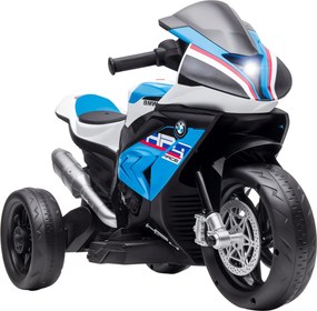 HOMCOM Gyerek Elektromos Motorkerékpár 6V Elektromos Jármű Elektromos Háromkerekű Motor 3 Zenei Móddal 2.5km/h Gyermekeknek 18 Hónapos Kortól PP Fém K