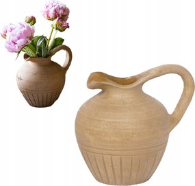 Dekoratív Agyag Váza Természetes virágokhoz a kerti nappaliba