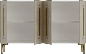 Rany 120 - White, Travertine, Gold