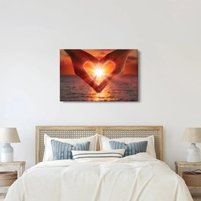 Kép - Nap a szívben (90x60 cm)