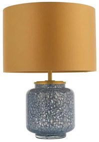 Endon 93067 - ZINNIA asztali lámpa 1xE27/10W/230V kék/arany