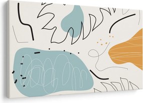Kép - Levél illusztráció (90x60 cm)