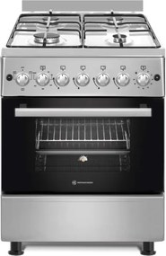 Novacook F6B40EF INX Inox Kombinált Tűzhely