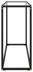 átlátszó edzett üveg tálalóasztal 100 x 35 x 75 cm