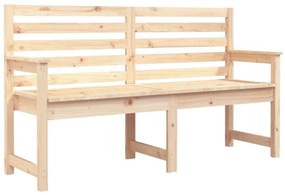 tömör fenyőfa kerti pad 159,5x48x91,5 cm