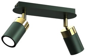 Brilagi - Spotlámpa POKER 2xGU10/25W/230V zöld