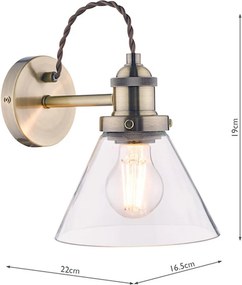 Laura Ashley Isaac 3727742-Q Fali lámpa 1x40W/E27 IP20
