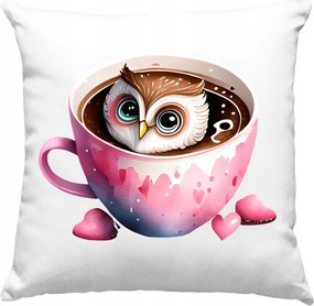 Jancsi Párna +töltet -édes Bagoly Alvás Dekoráció 37x37cm Lengyel