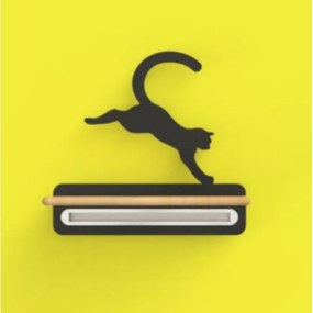 LED gyerekszoba falilámpa polccal JUMPING CAT LED/5W/230V