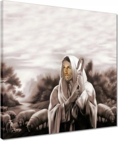 Vászonkép 40x40 Jézus Krisztus a pásztor