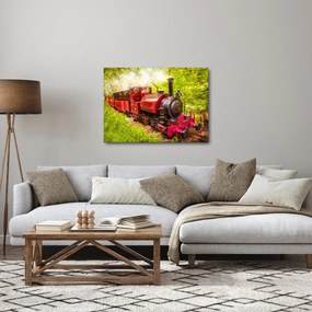 Egy gőzvonat képe (70x50 cm)