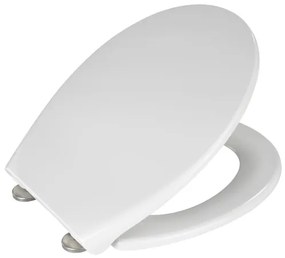 WENKO 21903100-WC SAMOS WC-ülőke 44,5x37,5 cm fehér/ezüst