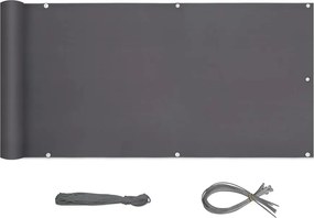 Erkélyszőnyeg Terasz Erkélykerítés 75 X 500 CM Uv 160G/M2 Sekey