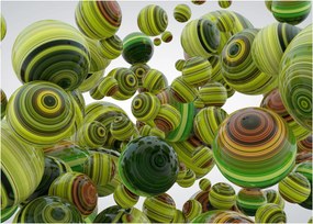 Csíkos gömbök képe (70x50 cm)