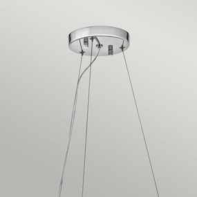 Kichler klasszikus LED függeszték crystal skye króm átlátszó elsklcrystalskyepa IP44