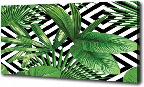 Vászonkép Trópusi levelek 100x70 cm