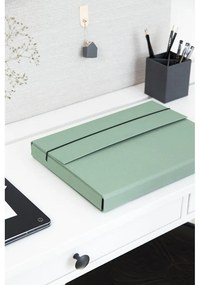 Zöld karton rendszerező Olof Canvas Paper Laminate – Bigso