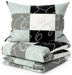 Pamut ágynemű KASPARO BLEND szürke Ágyneműhuzat mérete: 70 x 90 cm | 140 x 220 cm