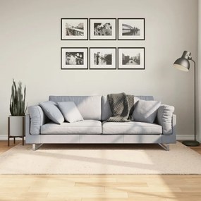HUARTE bézs rövid szálú puha és mosható szőnyeg 140 x 200 cm