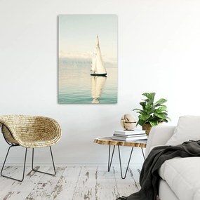 Gario Poszter Vitorlás a vízen A keret színe: Fehér, Méret: 30 x 45 cm