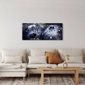 Vízcseppekkel ellátott gyümölcs képe (120x50 cm)