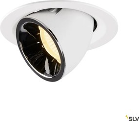 SLV NUMINOS® GIMBLE M 1005950 Beépíthető spotlámpa 1x17.5W/LED 3000K 1550LM