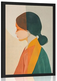 Plakát japandi női szépség