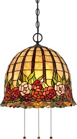 Quoizel ROSECLIFFE QZ-ROSECLIFFE-P Függőlámpa 3x60W/E27
