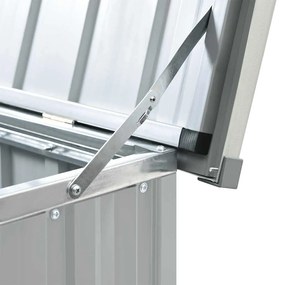 szürke kerti tárolóláda 171 x 99 x 93 cm