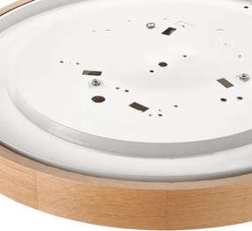 Brilagi-LED RGBW dimmelhető mennyezeti lámpa CARVALHO SLIM 3xE27/15W/230V Wi-Fi tölgy átm. 47